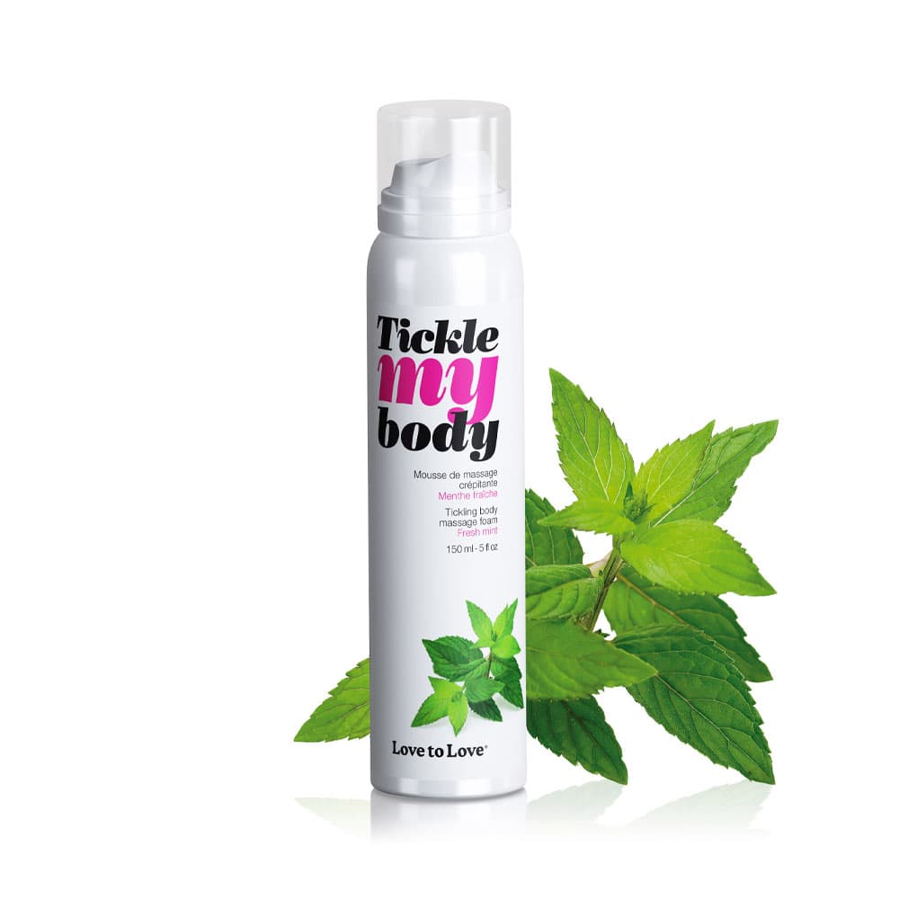 Масажна пяна Tickle my body, мента, 150 мл — алтернативна снимка