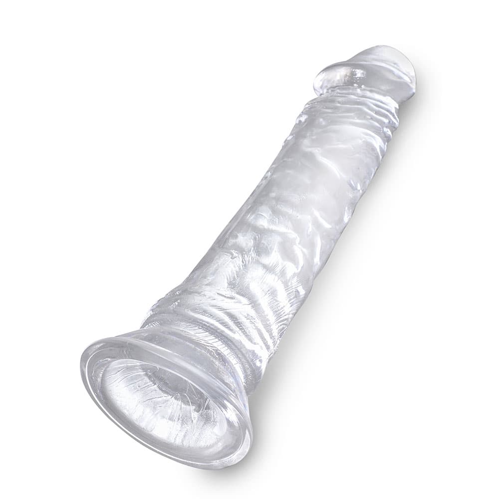 King Cock Clear Дилдо, прозрачно 8 инча — алтернативна снимка