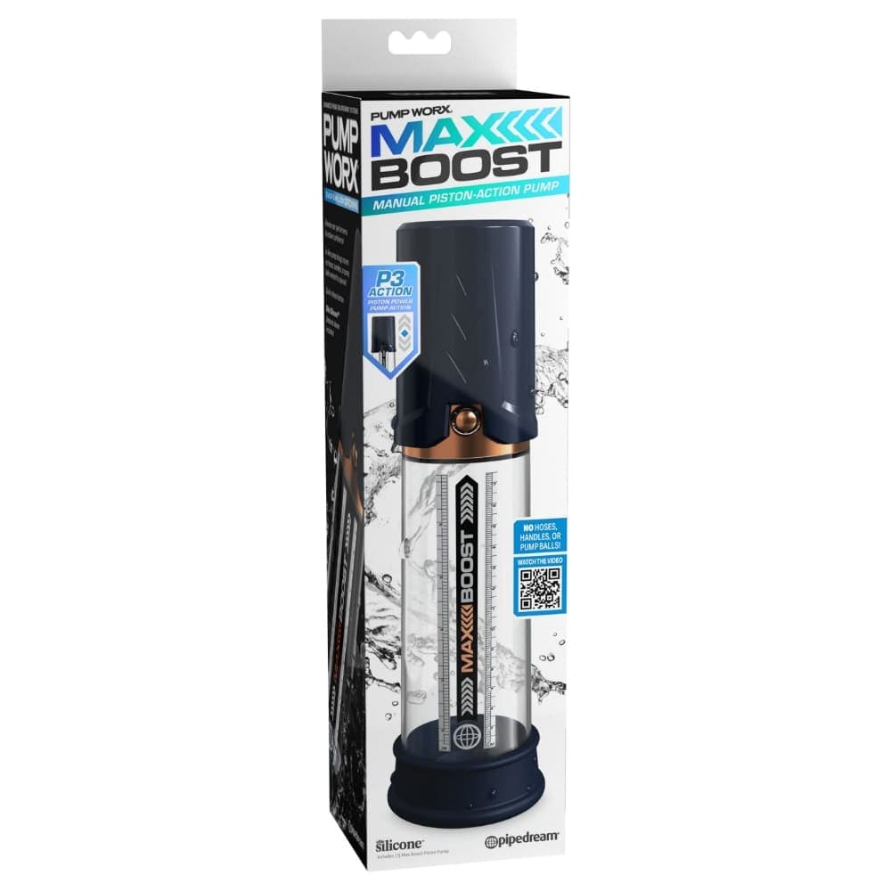 Max Boost Пенис помпа, син