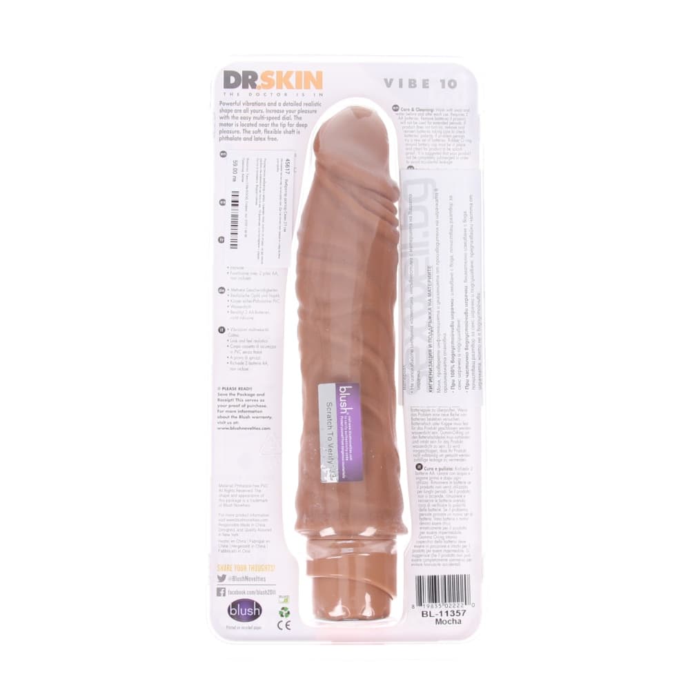 Dr Skin Vibe 10 Вибратор с батерии — алтернативна снимка