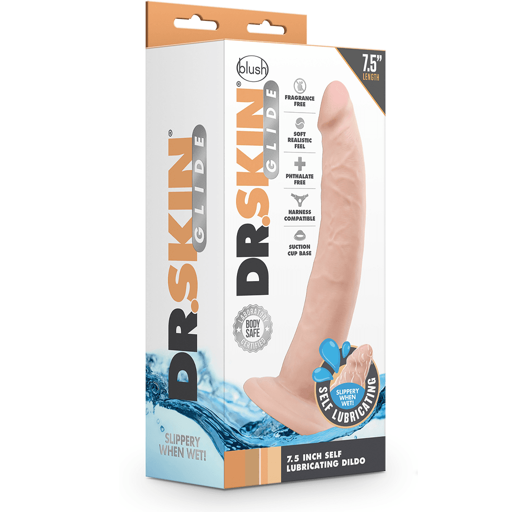 DR Skin Glide Дилдо самолубрикиращо се 7.5 инча
