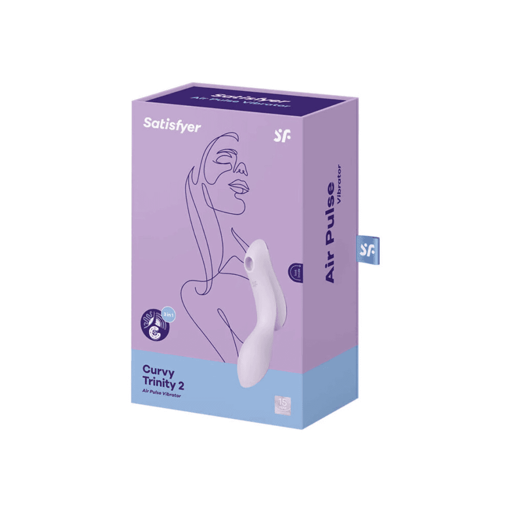 Curvy Trinity 2 Air Pulse Вибратор с въздушна стимулация — алтернативна снимка