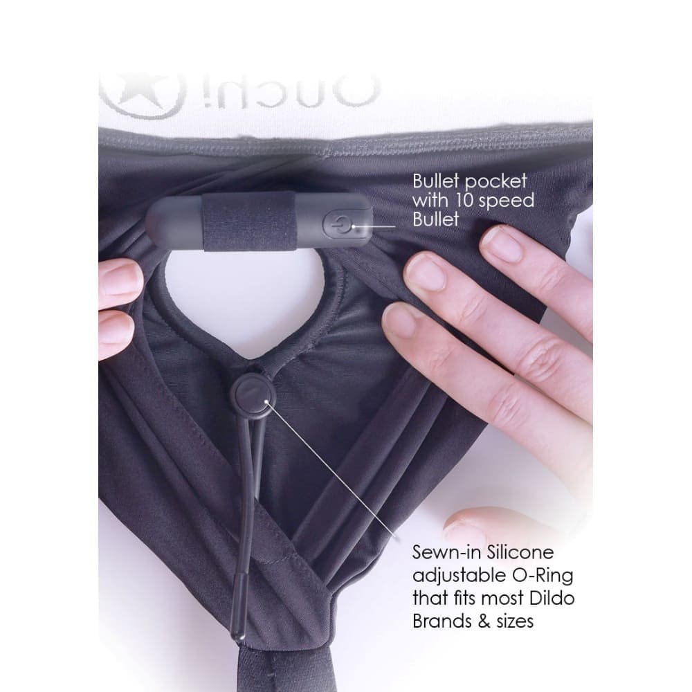 Бикини пенис колан с виброкуршум XL/XXL